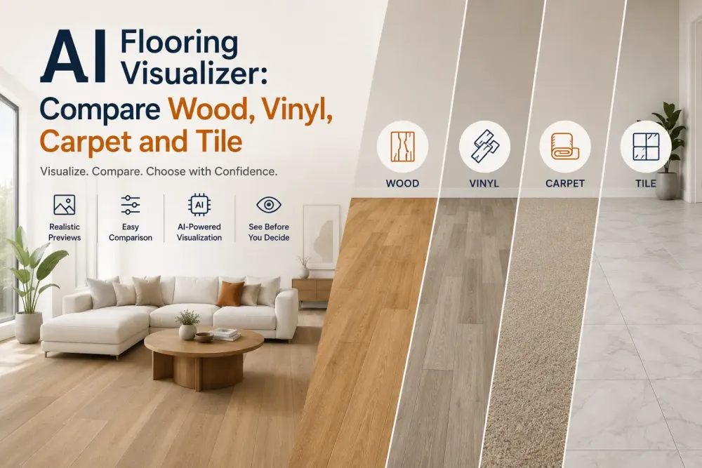 Ai Flooring Visualizer: Bandingkan Kayu, Vinyl, Karpet, dan Ubin